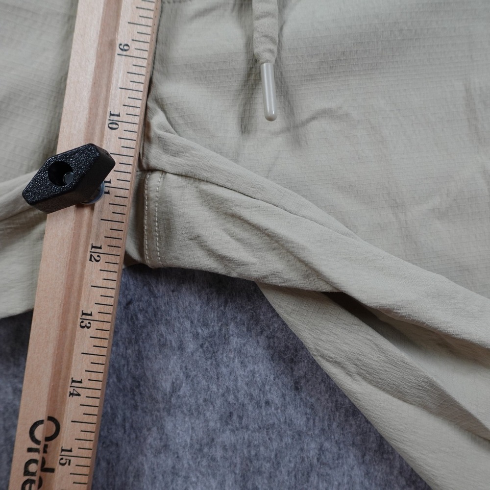 Athleta Jogger Womens 12 Tan Trekkie North Zipper Pocket Hiking Lightweight - Picture 5 of 13